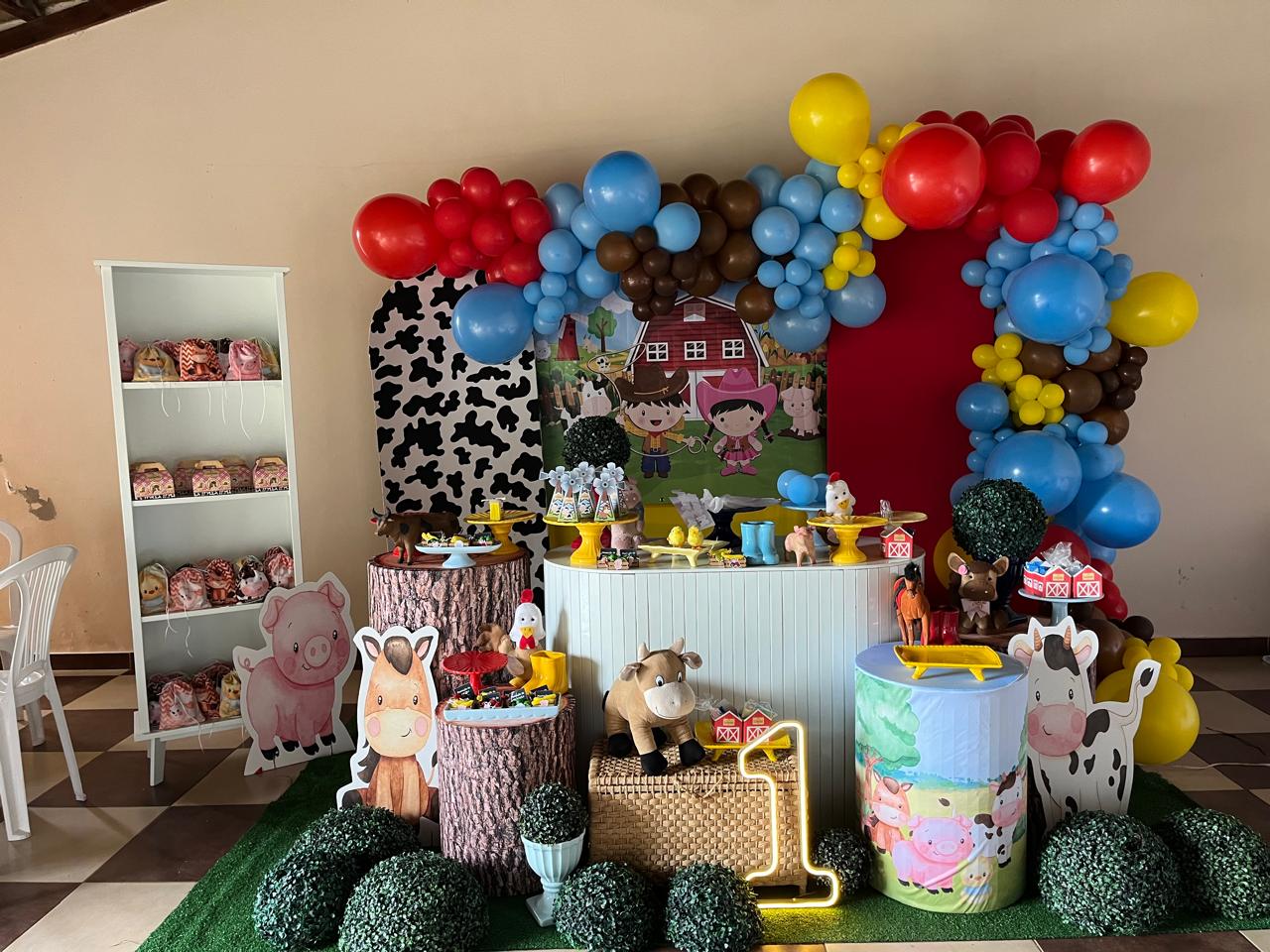 decoração de festa de aniversário